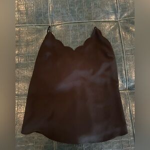 J Crew Scalloped Hem Tank - Size 8